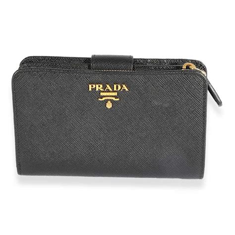 prada milano nylon wallet|prada saffiano french wallet.